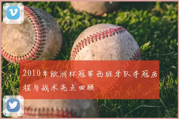 2010年欧洲杯冠军西班牙队夺冠历程与战术亮点回顾